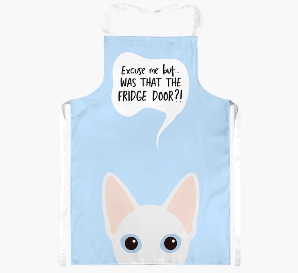 Was That The Fridge Door: Personalized {breedShortName} Apron