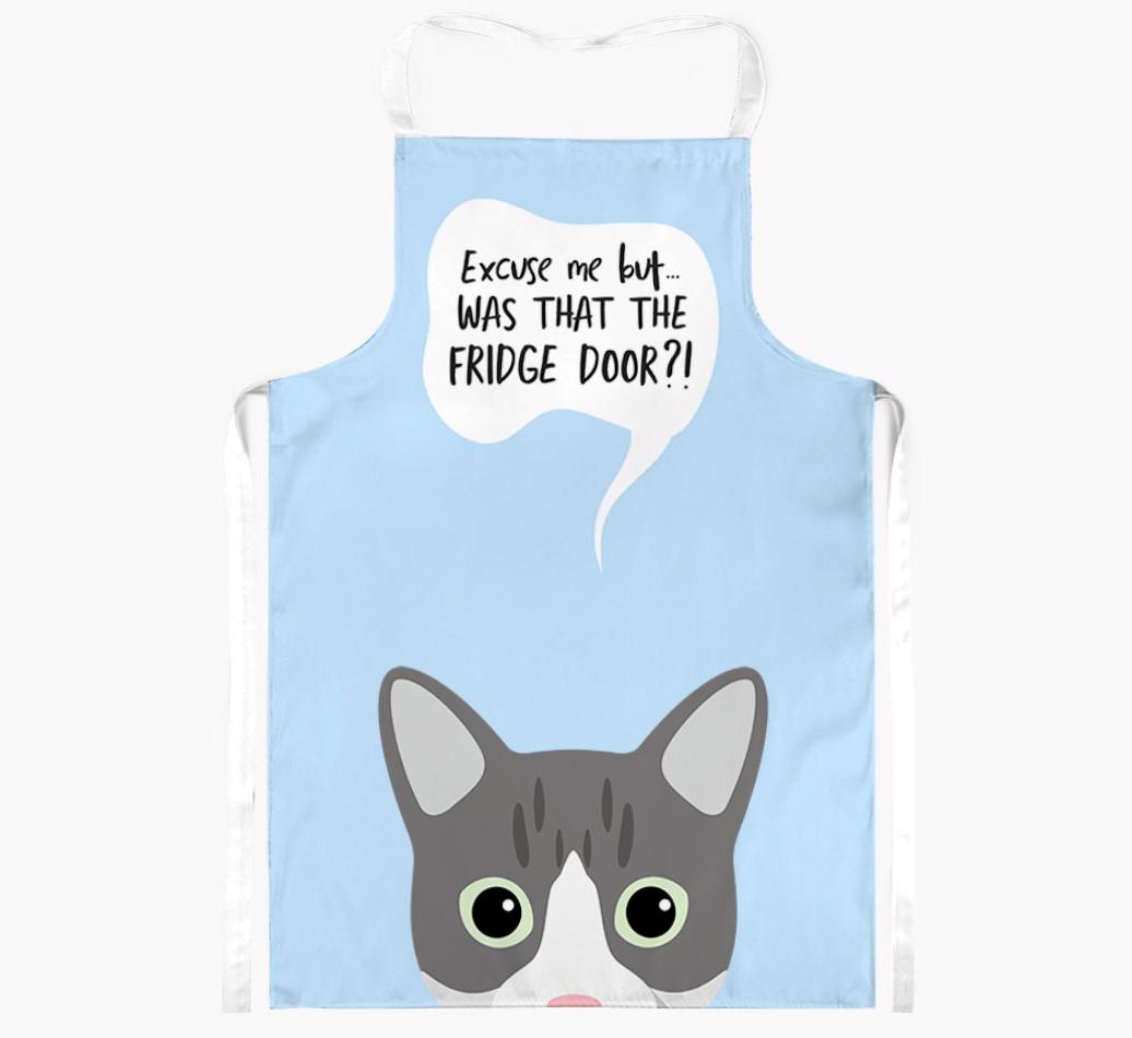 Was That The Fridge Door: Personalized {breedShortName} Apron