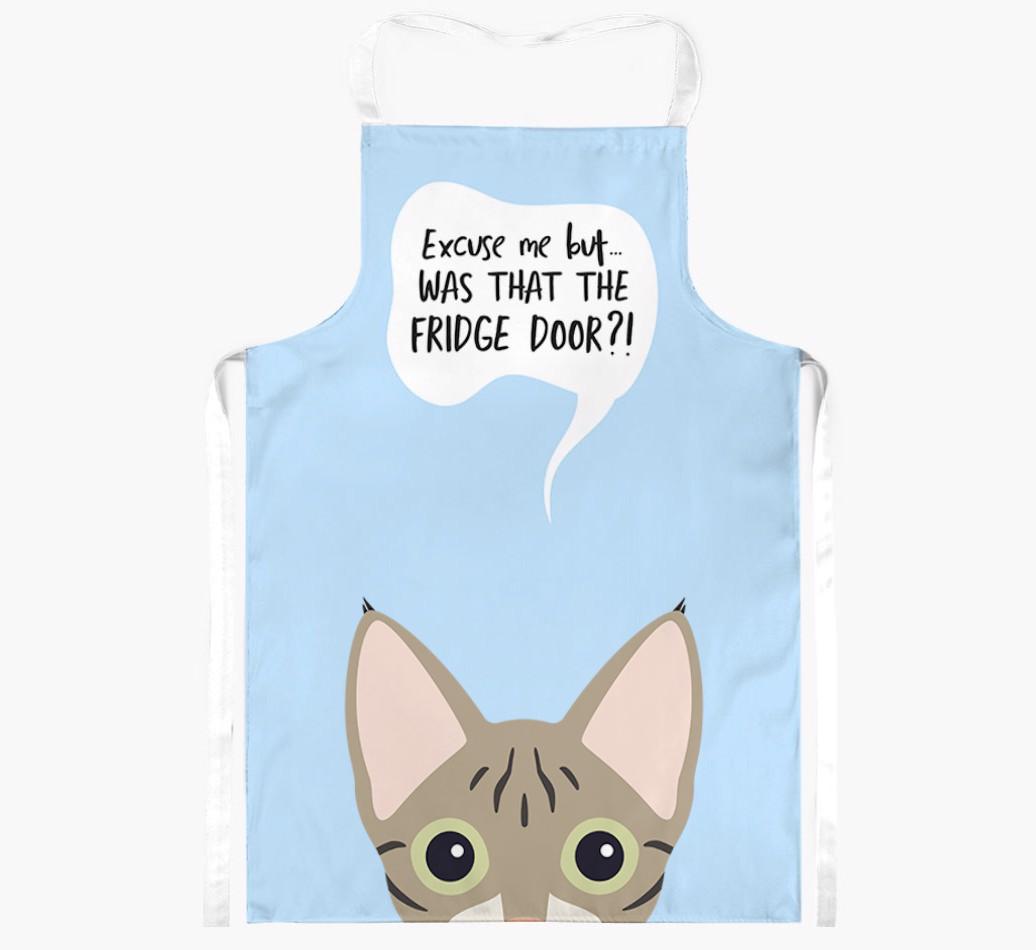 Was That The Fridge Door: Personalized {breedShortName} Apron