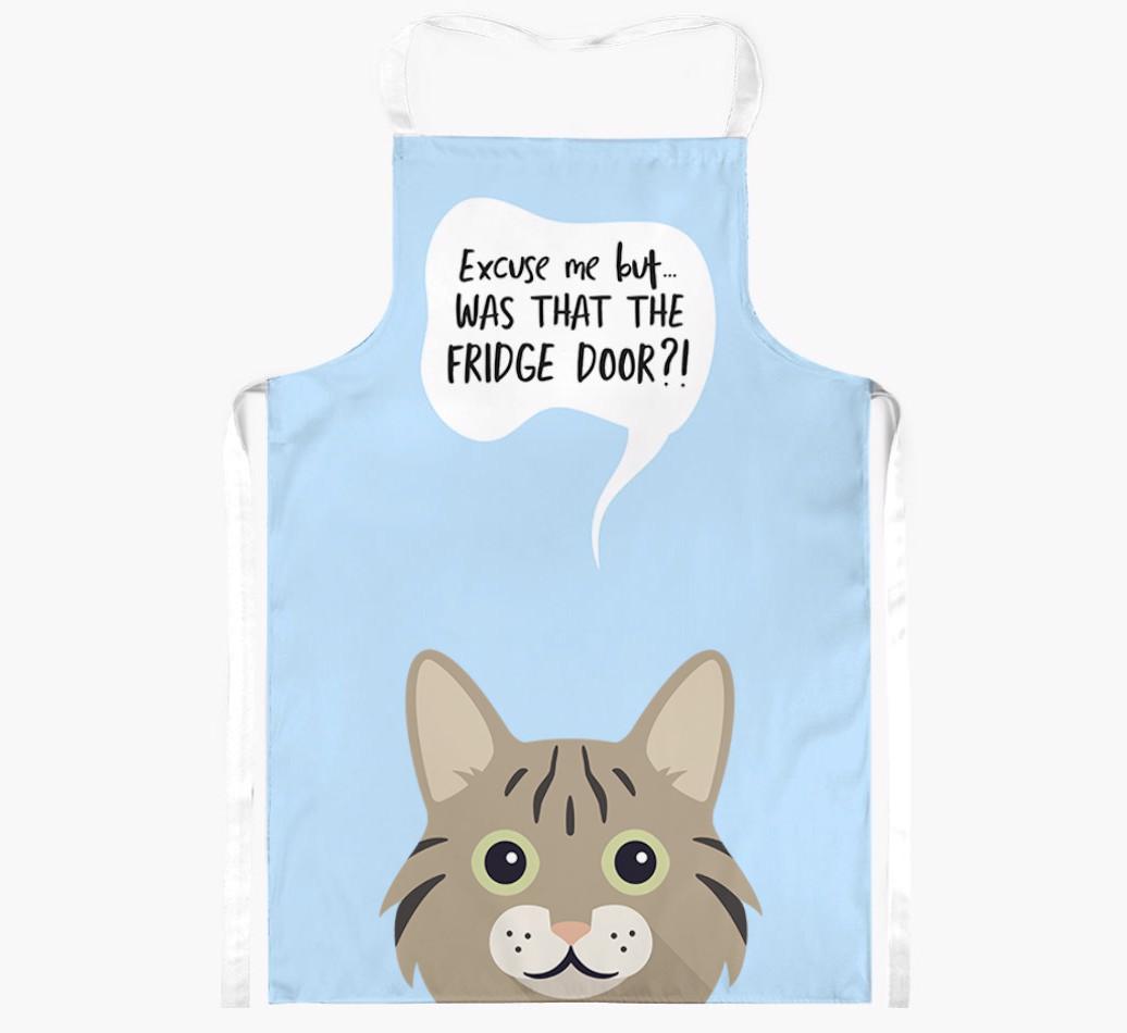 Was That The Fridge Door: Personalized {breedShortName} Apron
