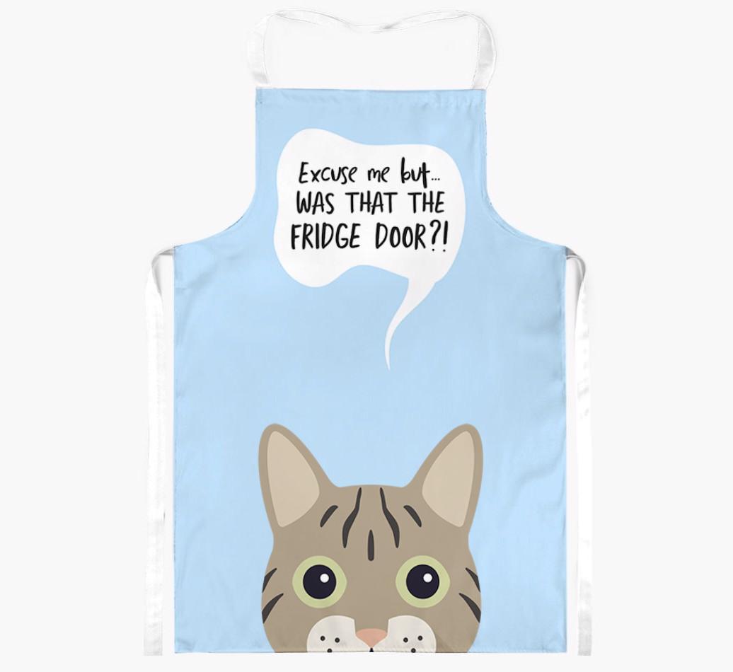Was That The Fridge Door: Personalized {breedShortName} Apron