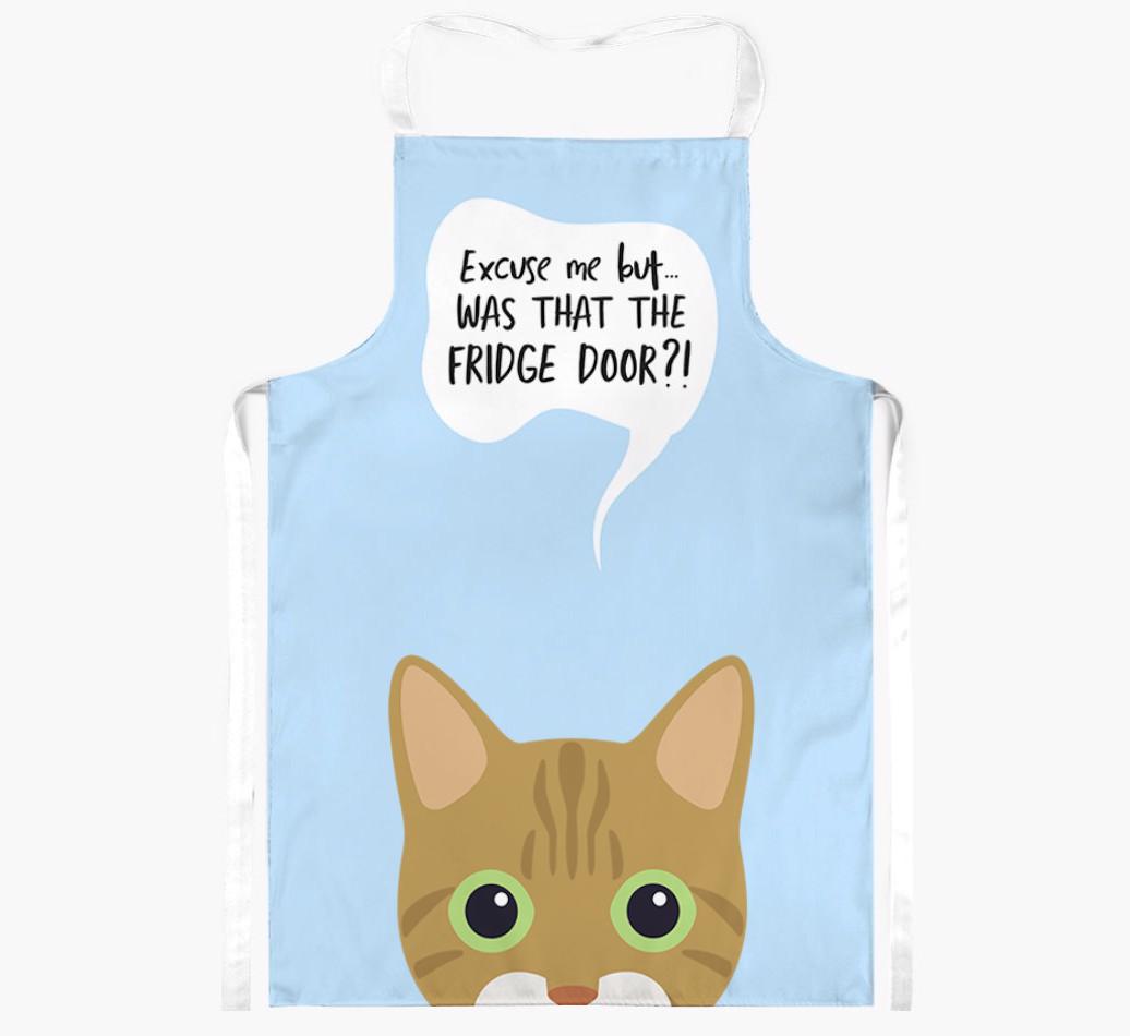 Was That The Fridge Door: Personalized {breedShortName} Apron