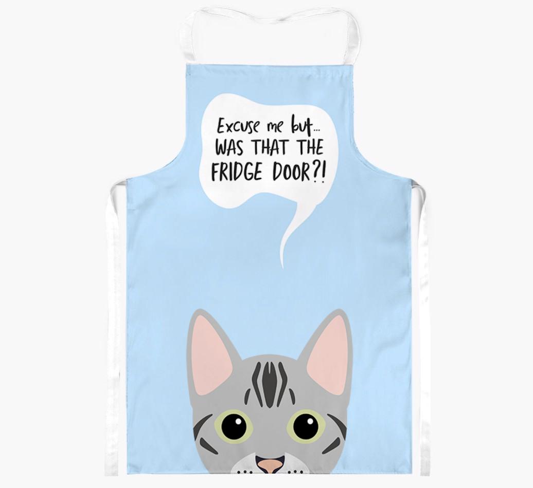 Was That The Fridge Door: Personalized {breedShortName} Apron