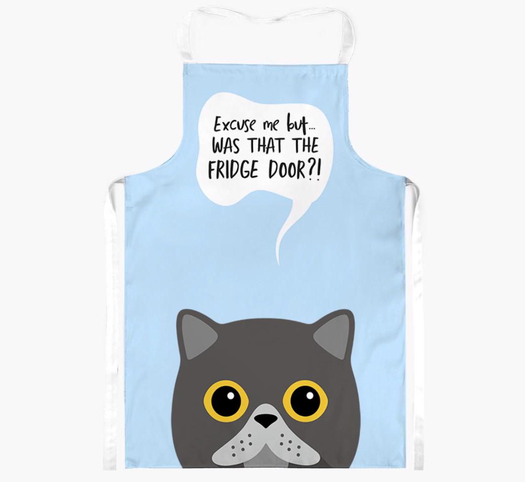 Was That The Fridge Door: Personalized {breedShortName} Apron