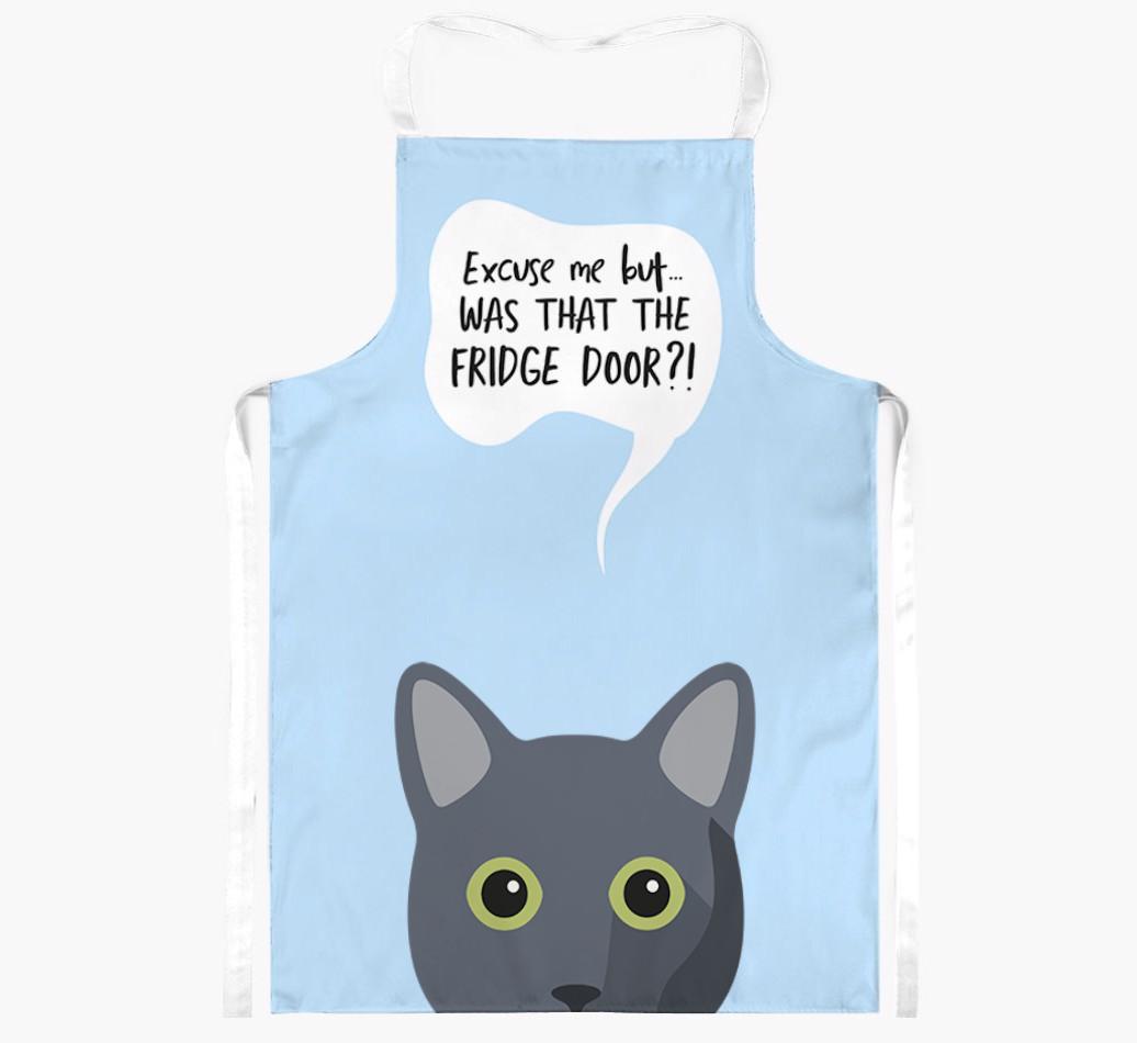 Was That The Fridge Door: Personalized {breedShortName} Apron