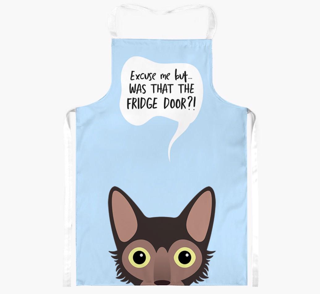 Was That The Fridge Door: Personalized {breedShortName} Apron