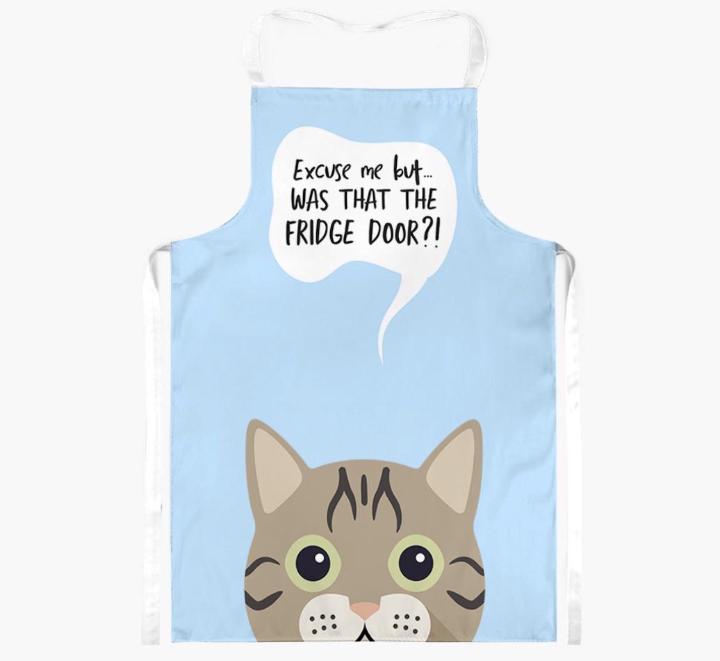 Was That The Fridge Door: Personalized {breedShortName} Apron