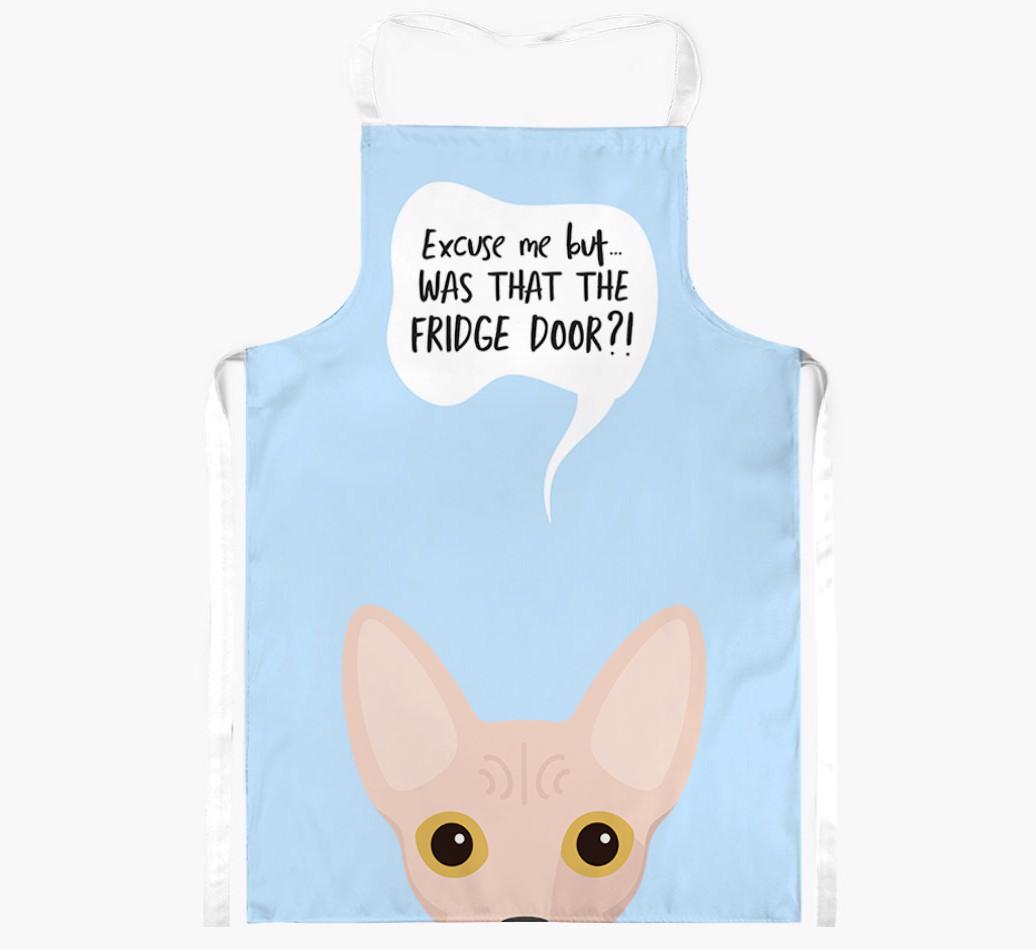 Was That The Fridge Door: Personalized {breedShortName} Apron