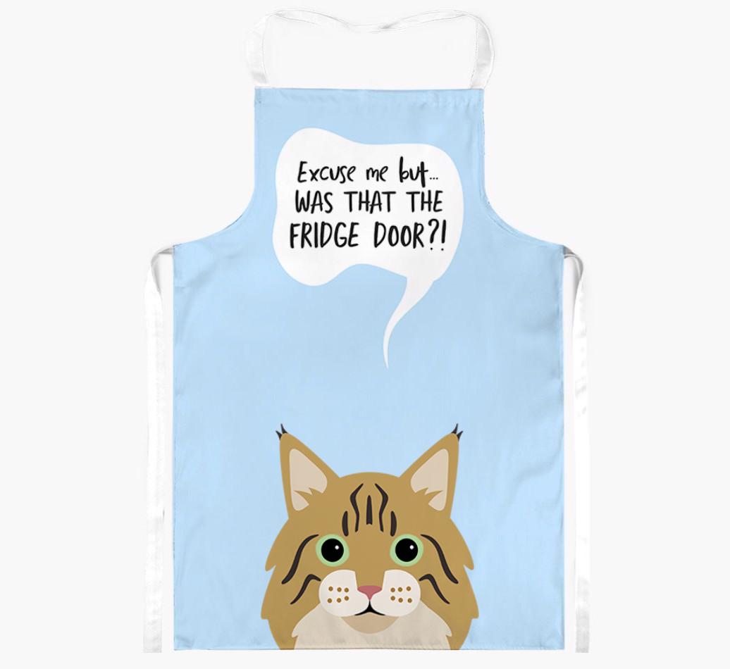 Was That The Fridge Door: Personalized {breedShortName} Apron