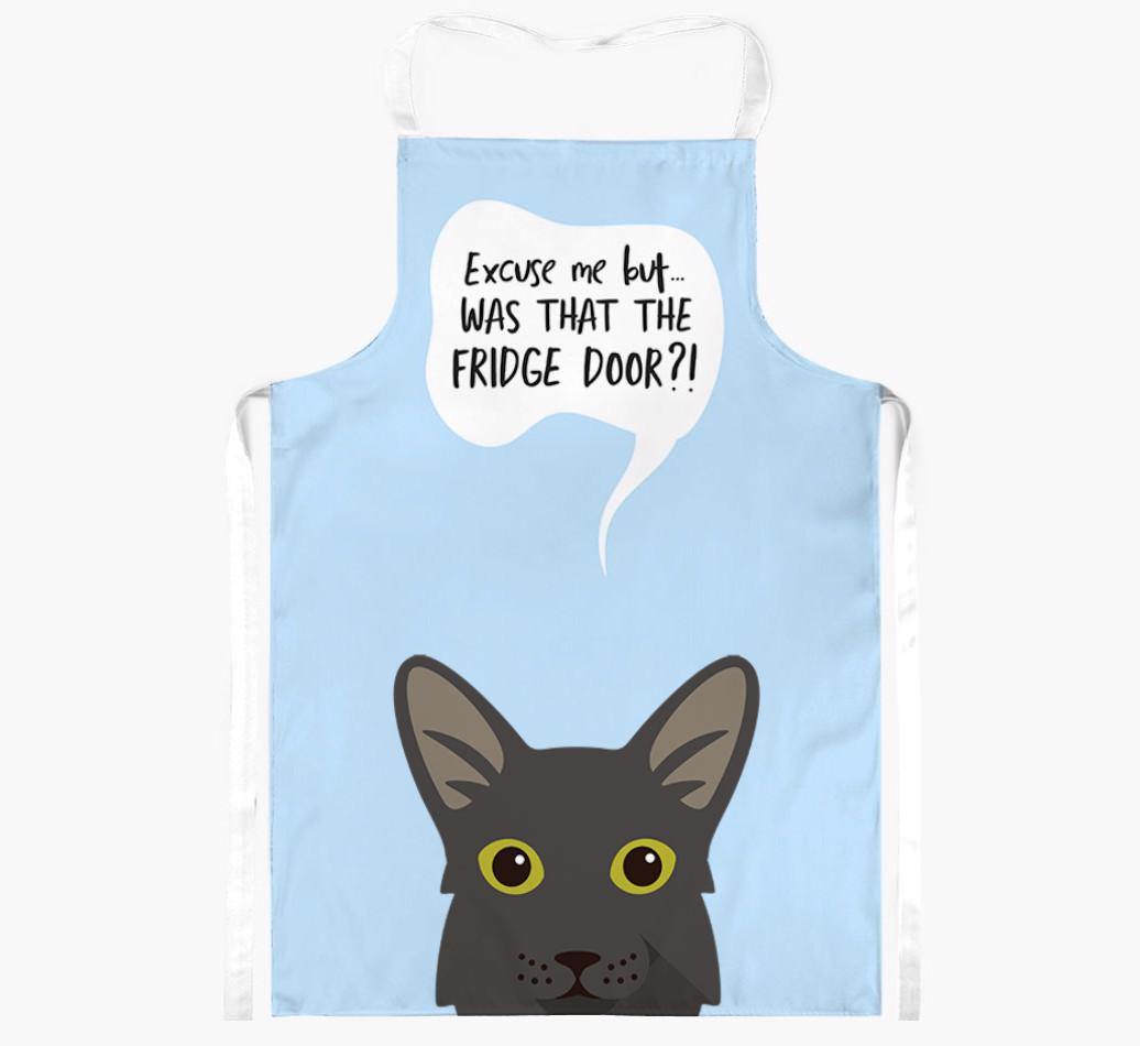 Was That The Fridge Door: Personalized {breedShortName} Apron