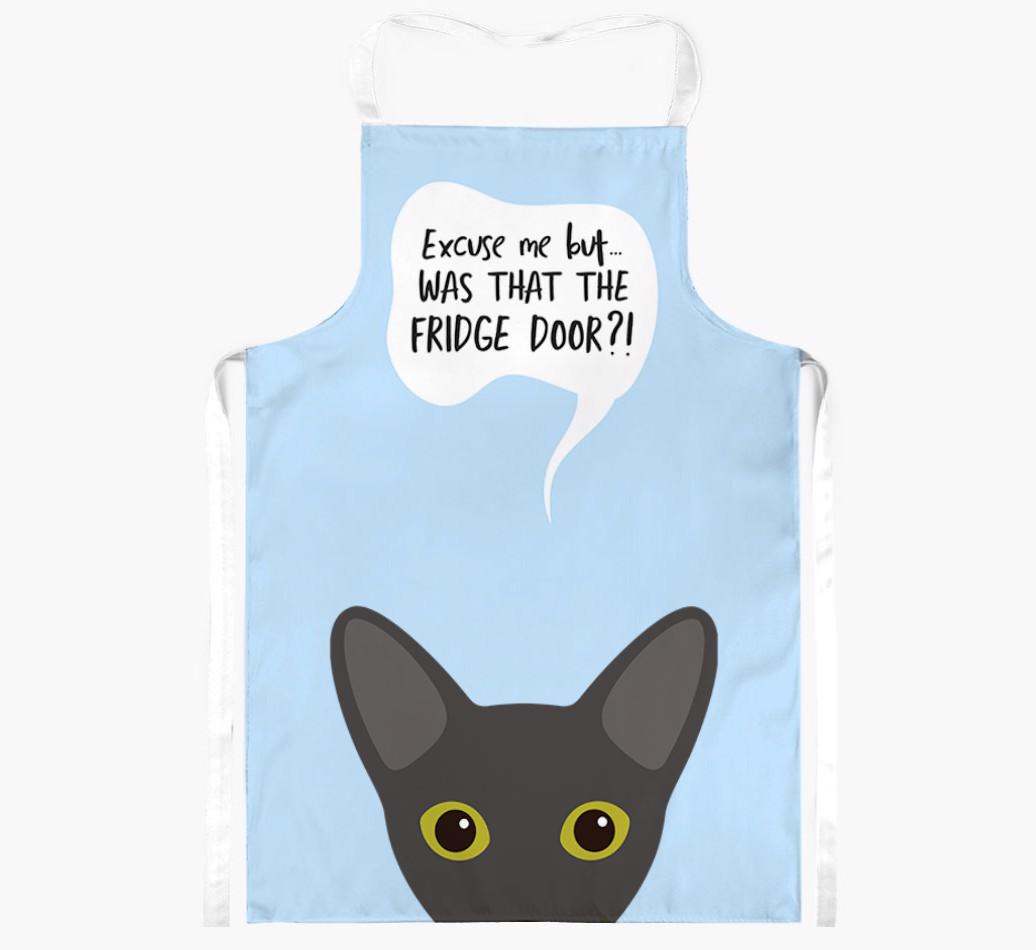 Was That The Fridge Door: Personalized {breedShortName} Apron