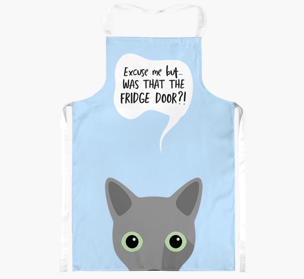 Was That The Fridge Door: Personalized {breedShortName} Apron