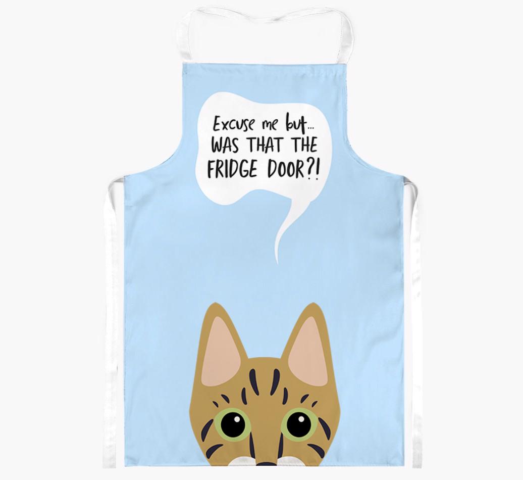 Was That The Fridge Door: Personalized {breedShortName} Apron