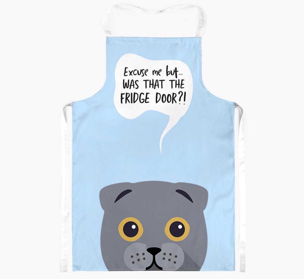 Was That The Fridge Door: Personalized {breedShortName} Apron