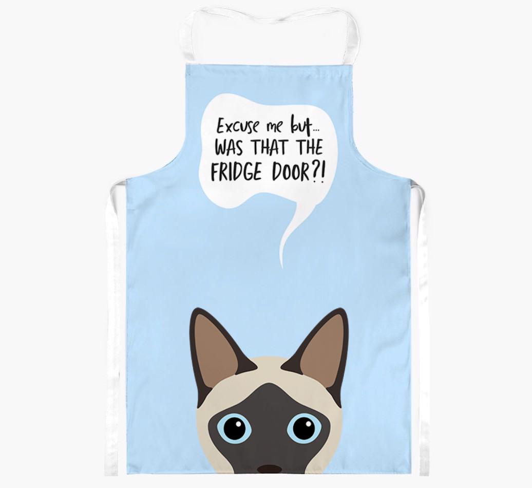 Was That The Fridge Door: Personalized {breedShortName} Apron