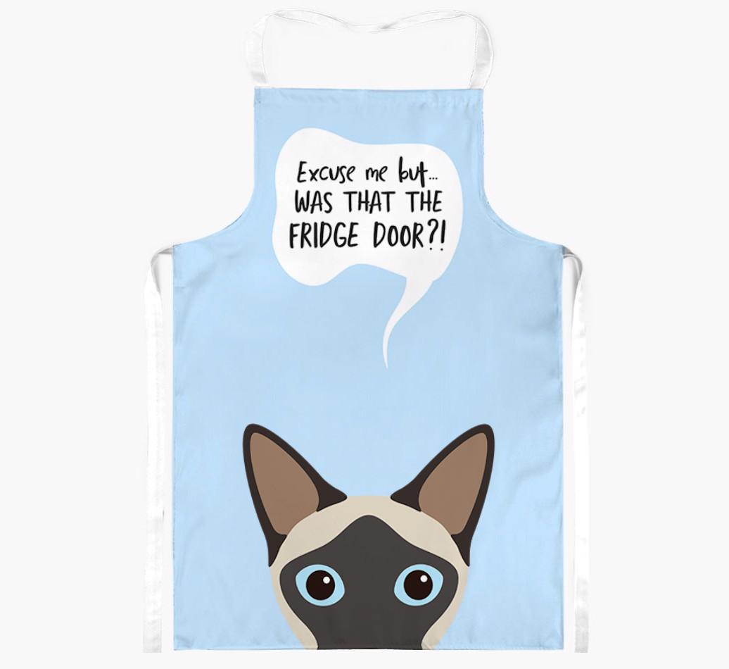Was That The Fridge Door: Personalized {breedShortName} Apron