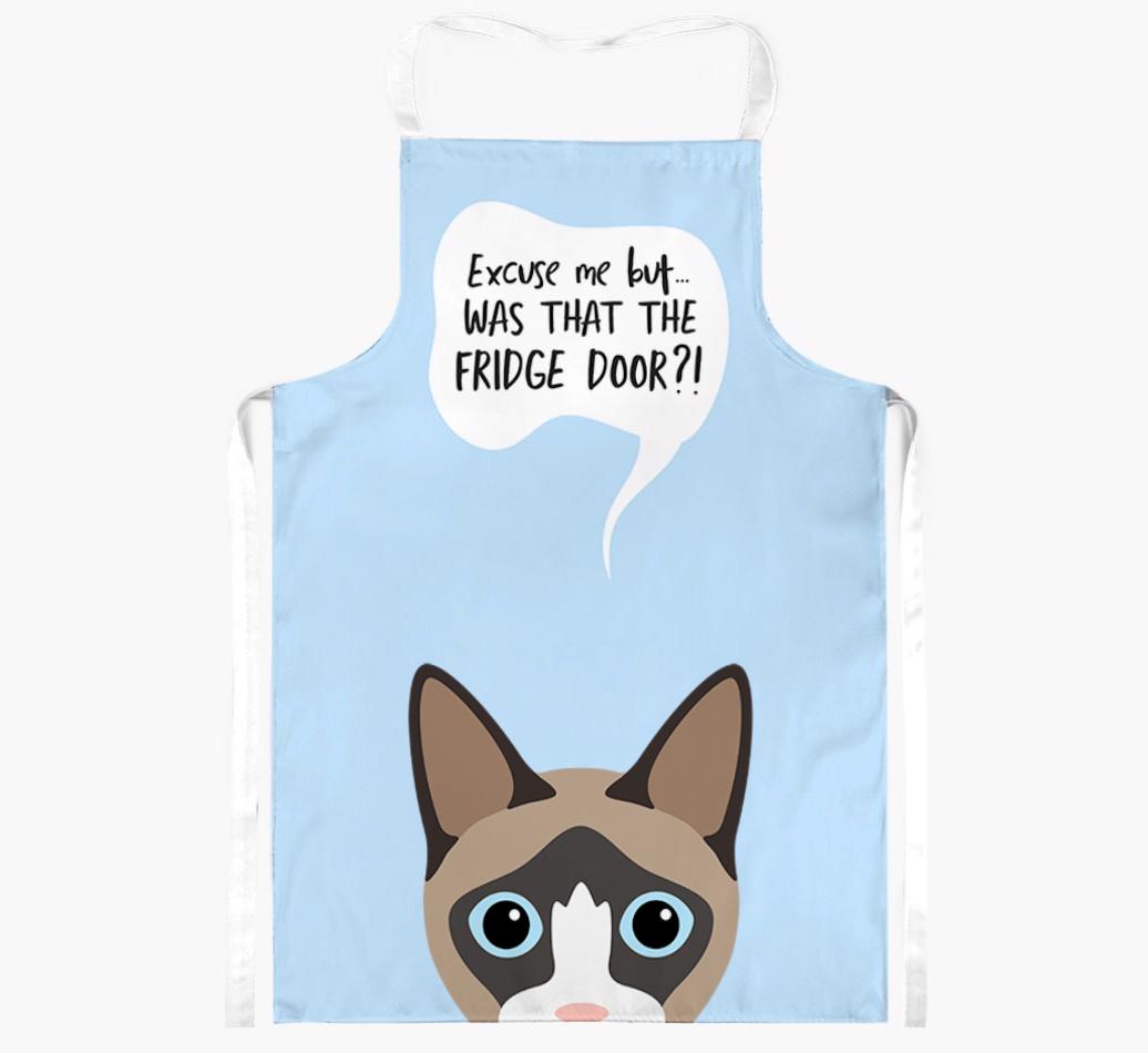 Was That The Fridge Door: Personalized {breedShortName} Apron