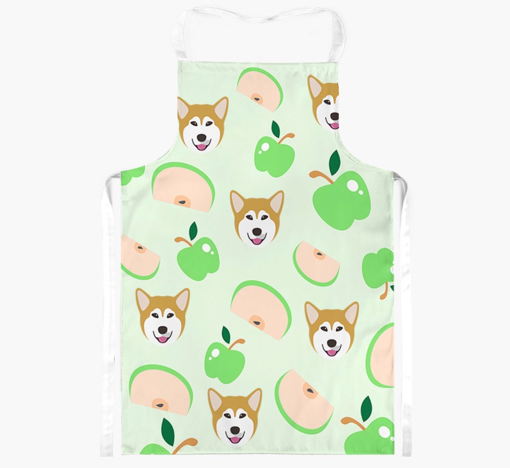 Fruit Pattern: Personalised {breedFullName} Apron (Various Patterns)