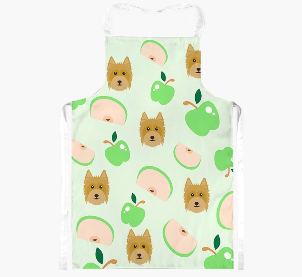 Fruit Pattern: Personalized {breedFullName} Apron (Various Patterns)