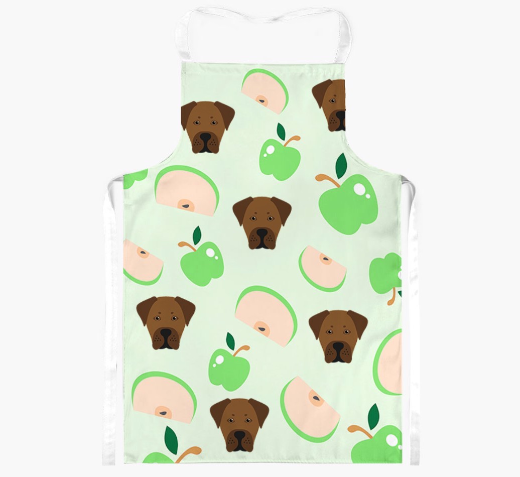 Fruit Pattern: Personalised {breedFullName} Apron (Various Patterns)
