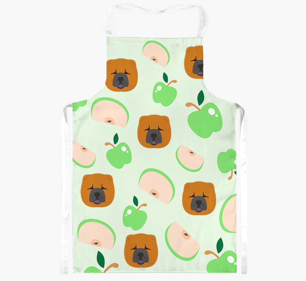 Fruit Pattern: Personalised {breedFullName} Apron (Various Patterns)