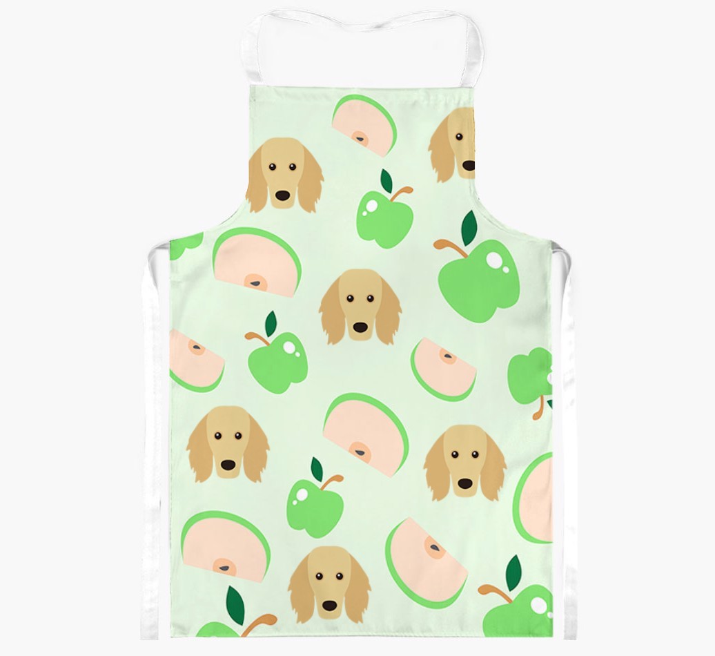 Fruit Pattern: Personalised {breedFullName} Apron (Various Patterns)