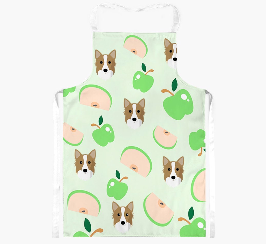 Fruit Pattern: Personalised {breedFullName} Apron (Various Patterns)