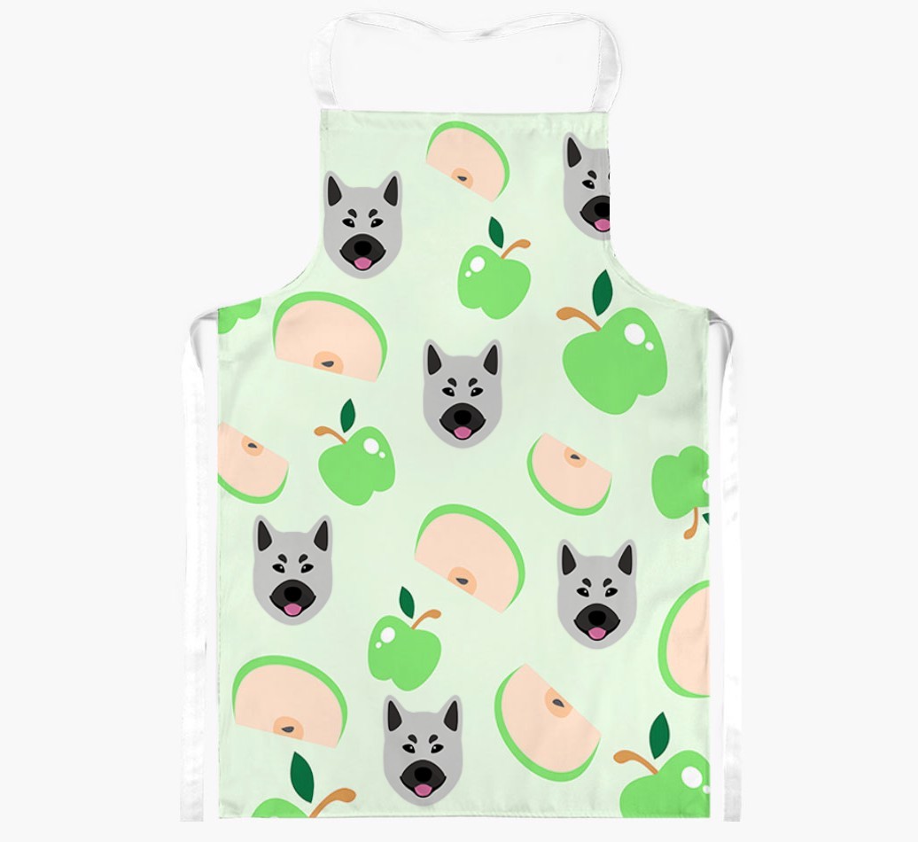 Fruit Pattern: Personalised {breedFullName} Apron (Various Patterns)