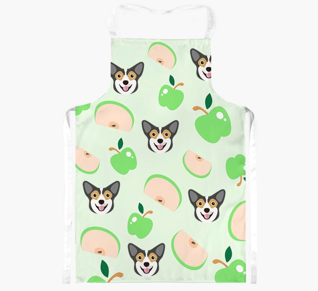 Fruit Pattern: Personalised {breedFullName} Apron (Various Patterns)