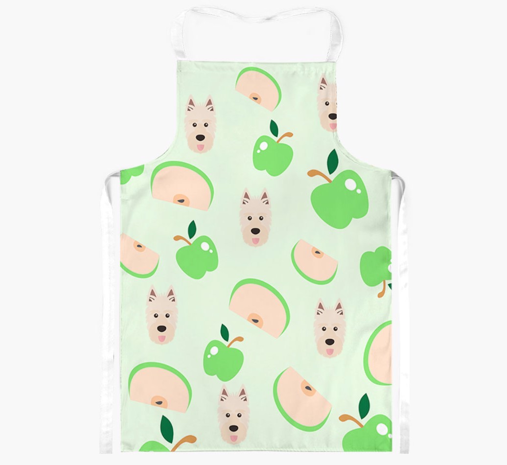Fruit Pattern: Personalised {breedFullName} Apron (Various Patterns)