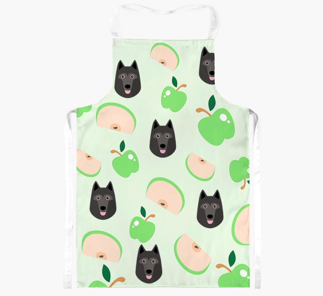 Fruit Pattern: Personalised {breedFullName} Apron (Various Patterns)