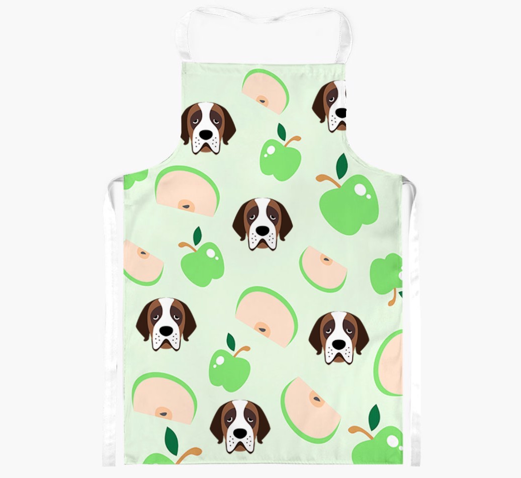 Fruit Pattern: Personalised {breedFullName} Apron (Various Patterns)
