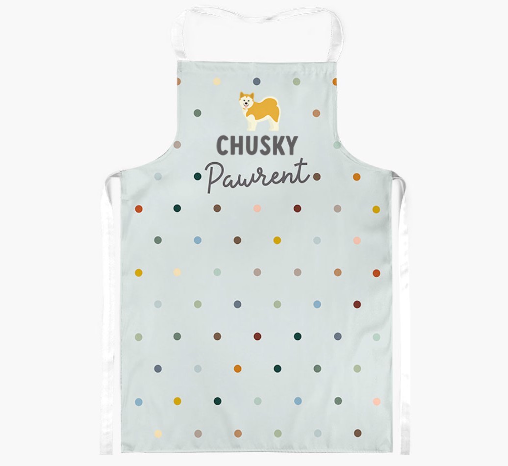 Personalised '{dogsName} The {breedFullName}' Apron