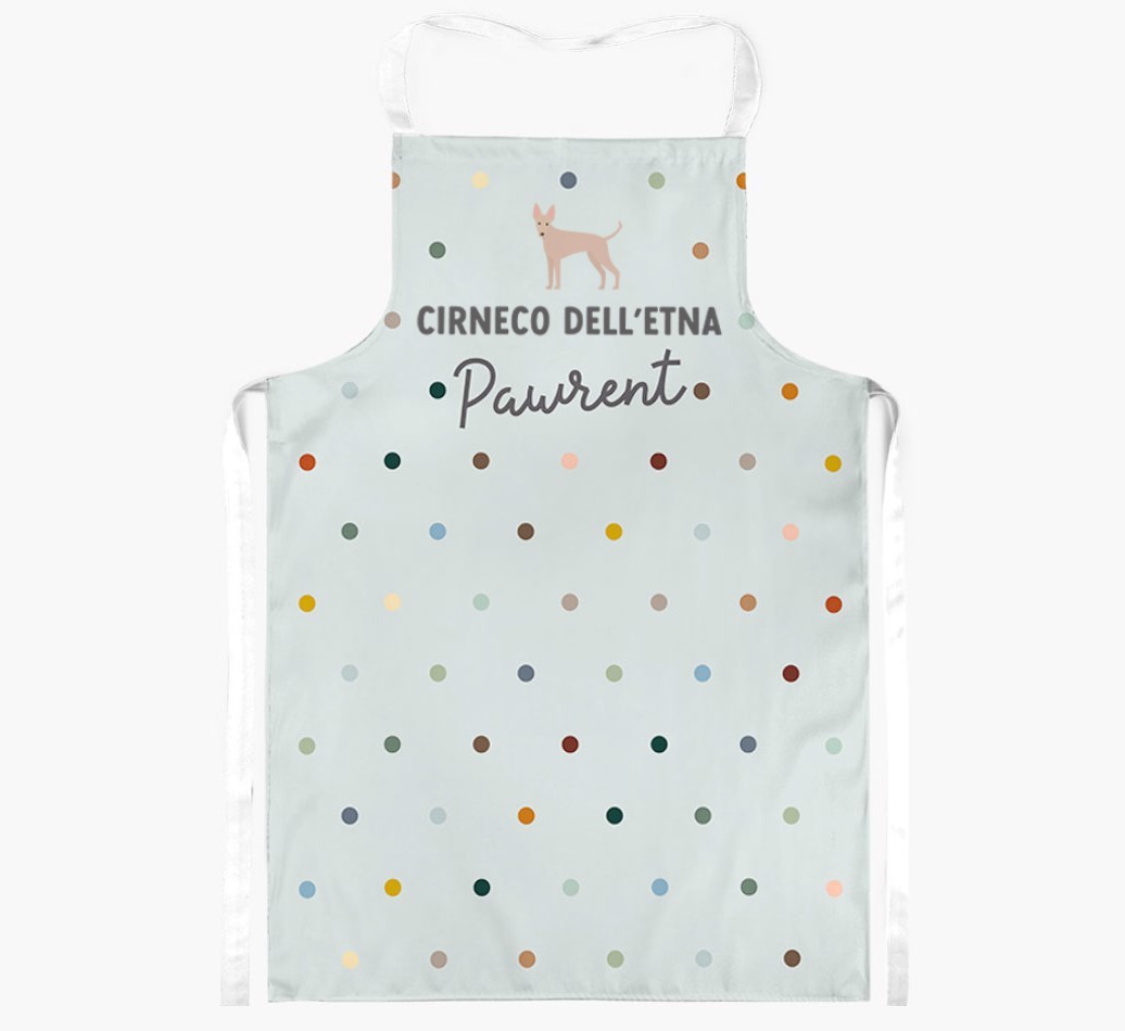 Personalised '{dogsName} The {breedFullName}' Apron