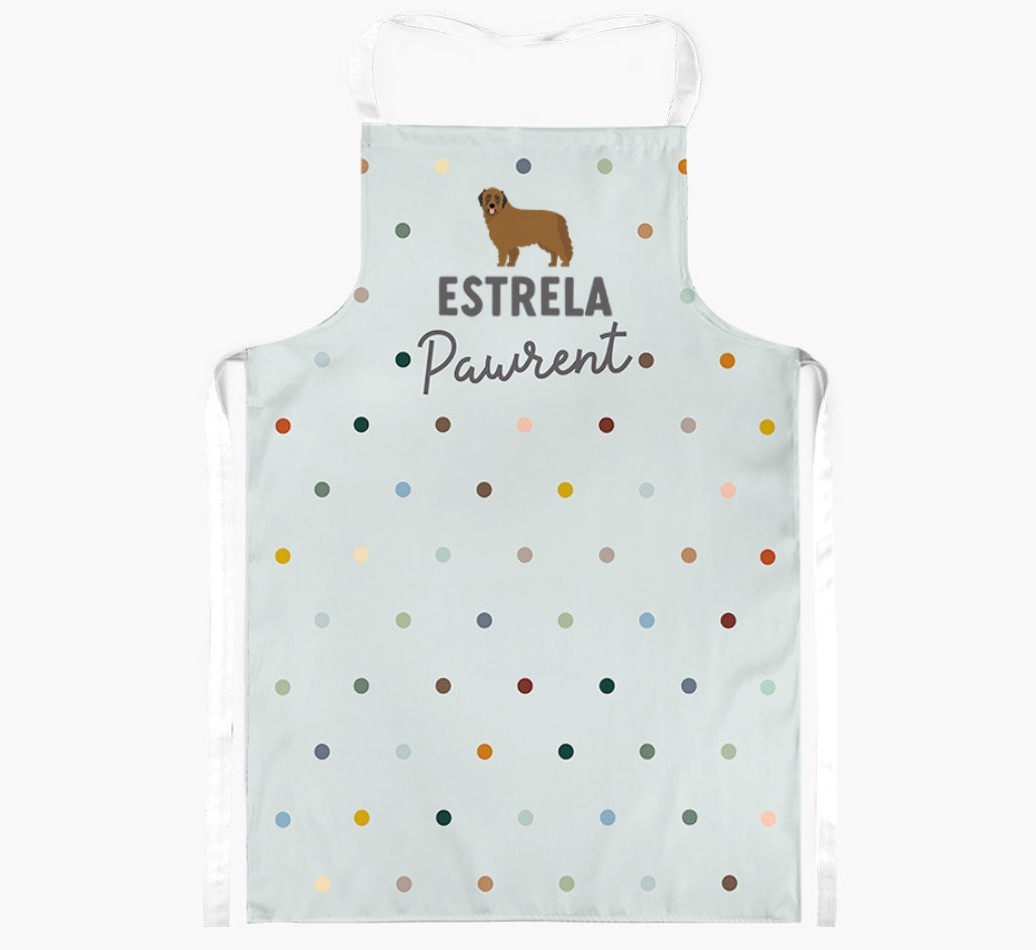 Personalised '{dogsName} The {breedFullName}' Apron