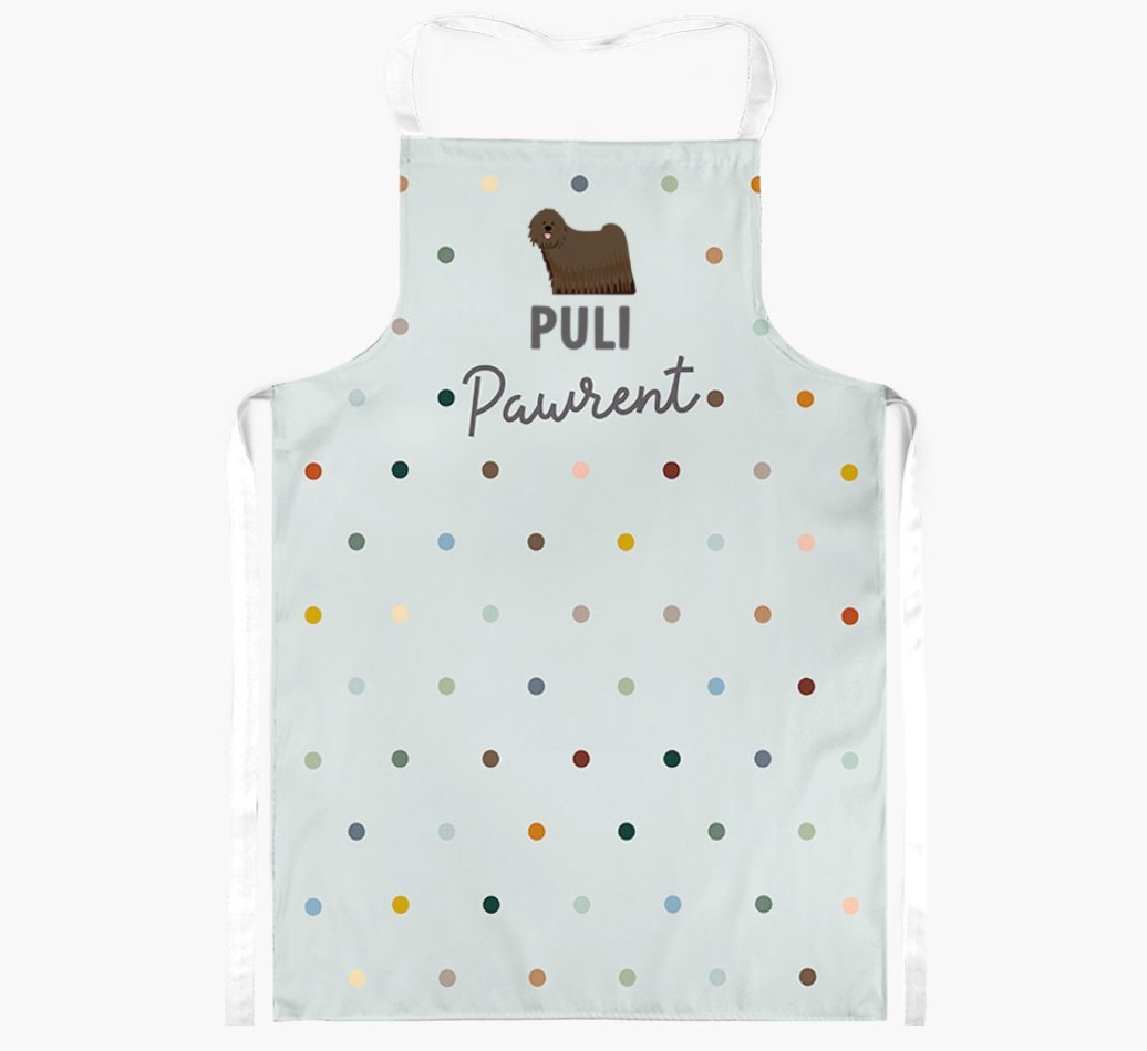 Personalised '{dogsName} The {breedFullName}' Apron
