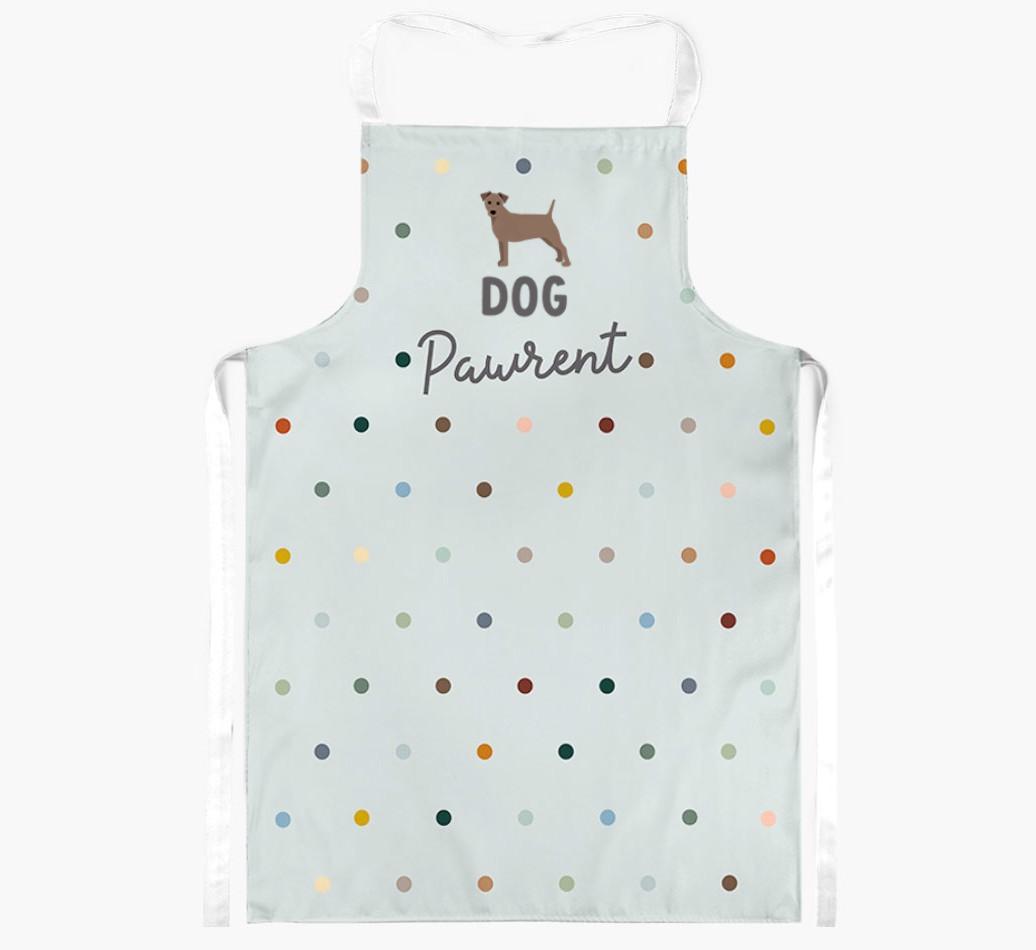 Personalised '{dogsName} The {breedFullName}' Apron
