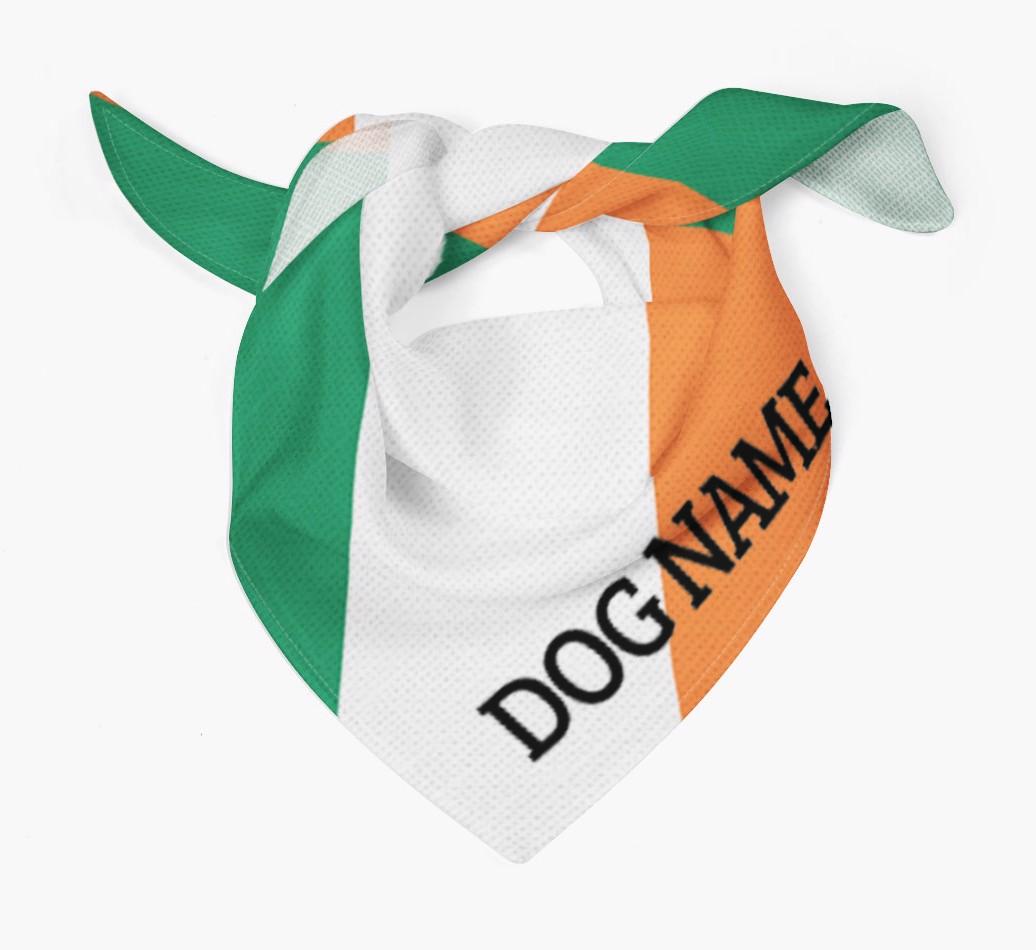'Irish Flag' - Personalized {breedFullName} Bandana