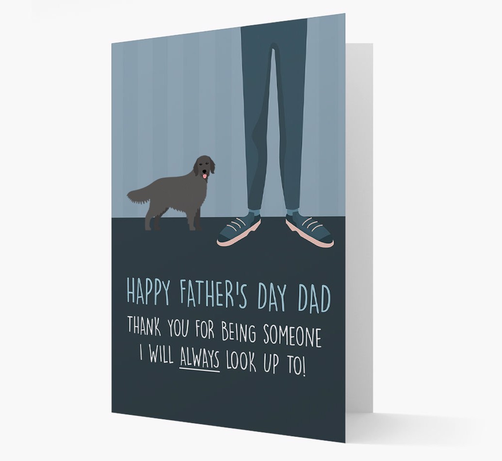 'Happy Father's Day Dad' - Personalised {breedFullName} Father's Day Card