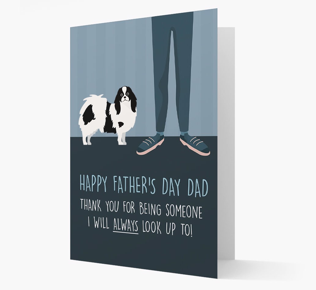 'Happy Father's Day Dad' - Personalised {breedFullName} Father's Day Card