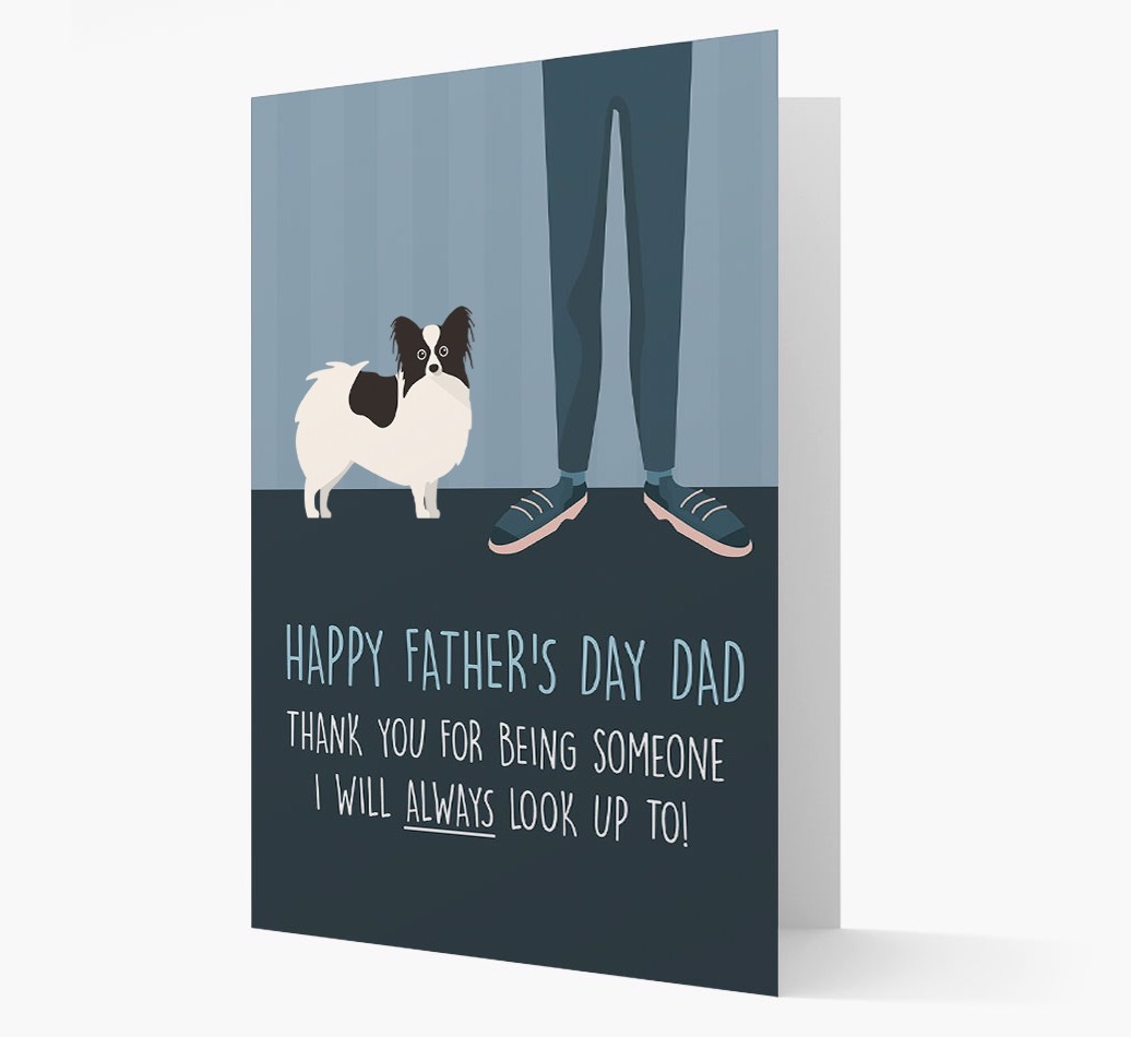 'Happy Father's Day Dad' - Personalised {breedFullName} Father's Day Card