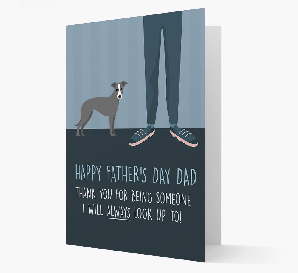 'Happy Father's Day Dad' - Personalised {breedFullName} Father's Day Card