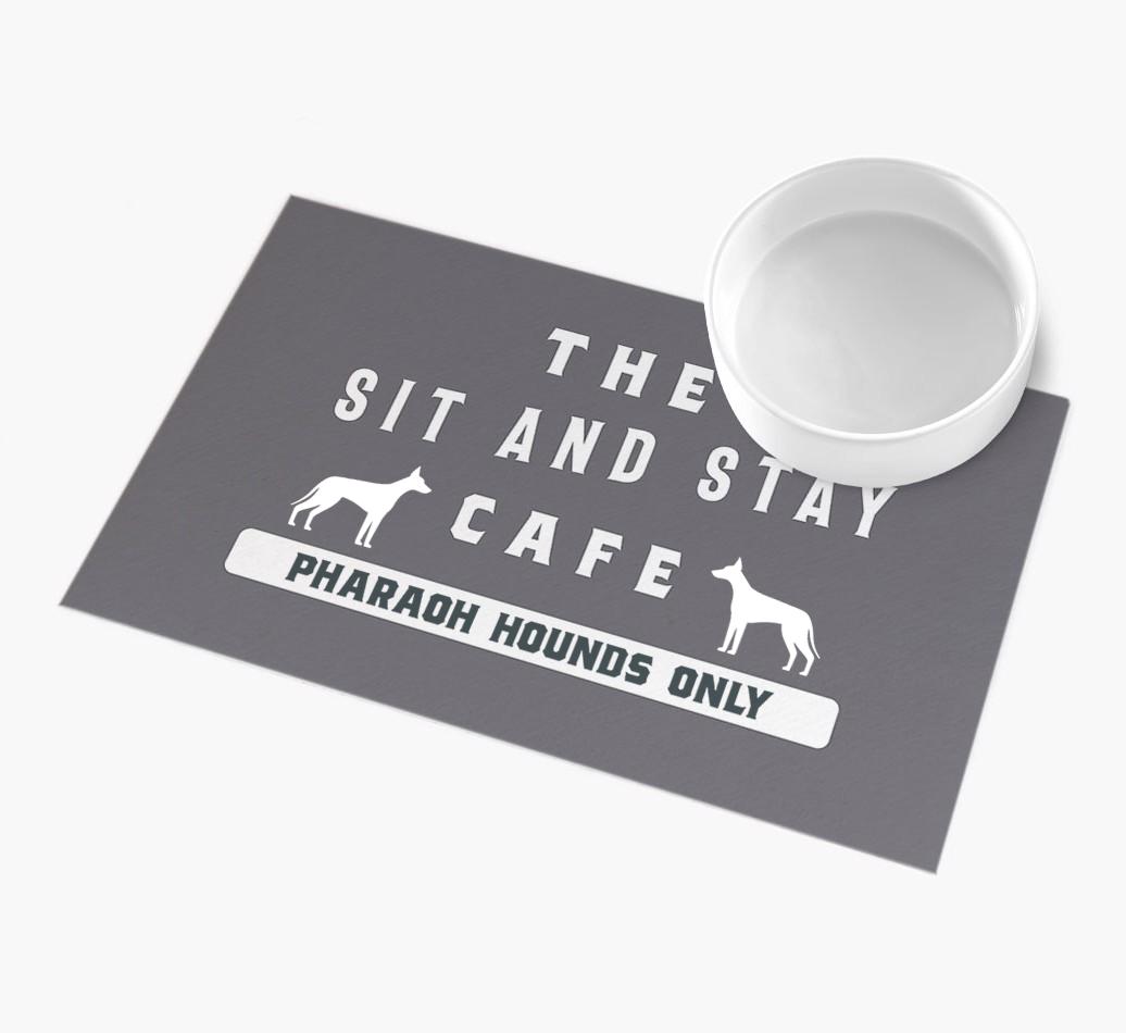 Sit and Stay Cafe: Personalised {breedFullName} Feeding Mat