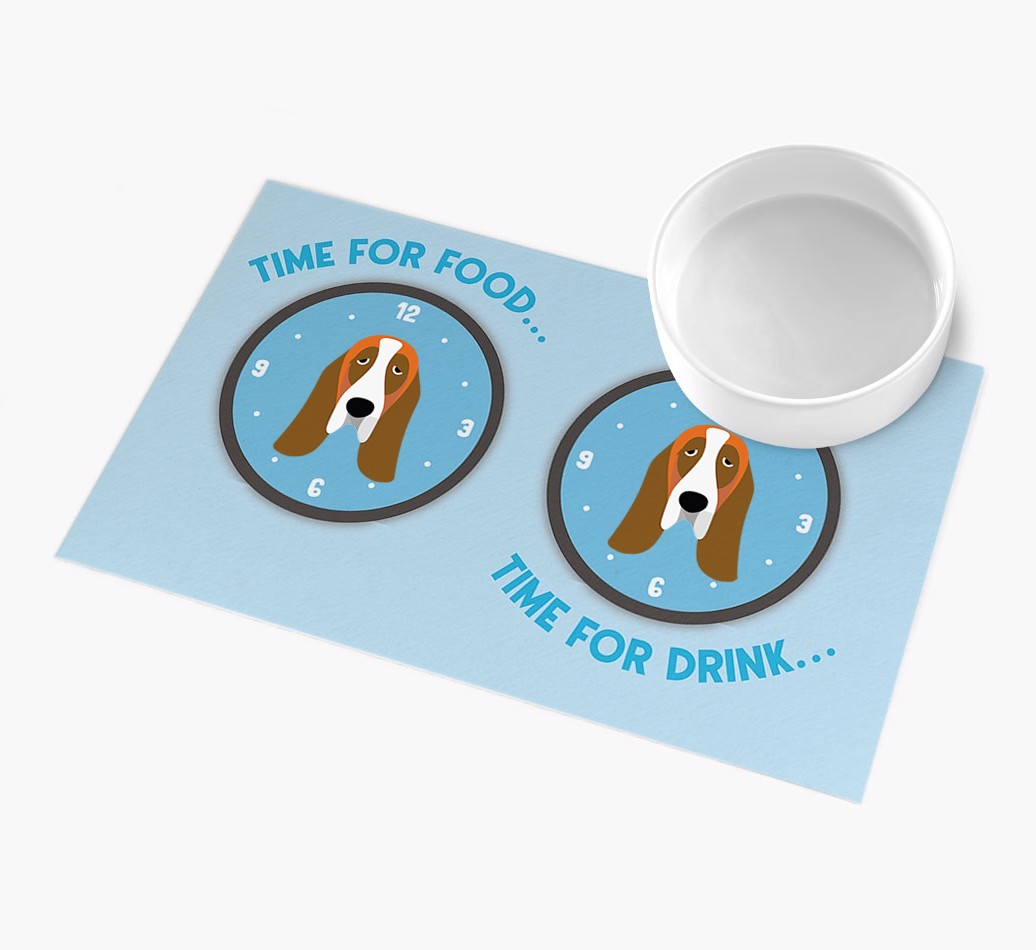 Time For...: Personalised {breedFullName} Feeding Mat