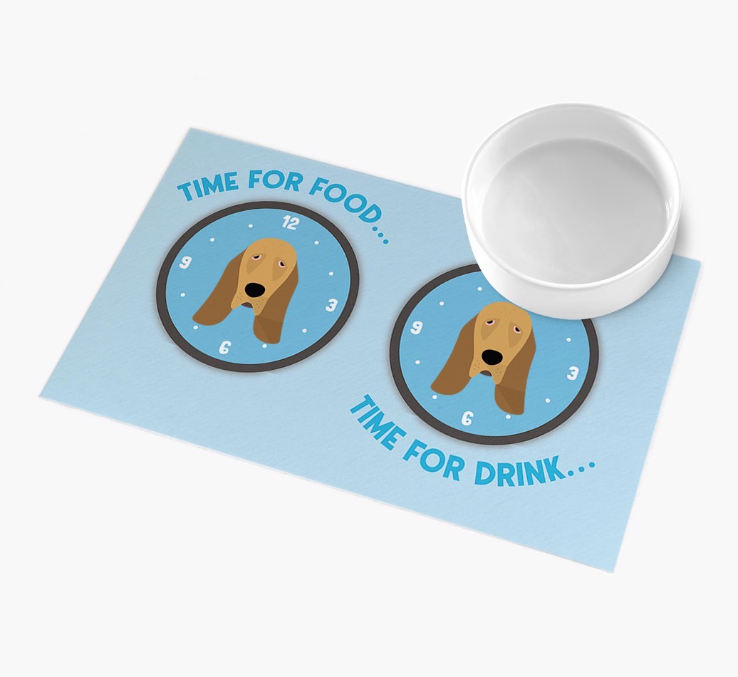 Time For...: Personalised {breedFullName} Feeding Mat