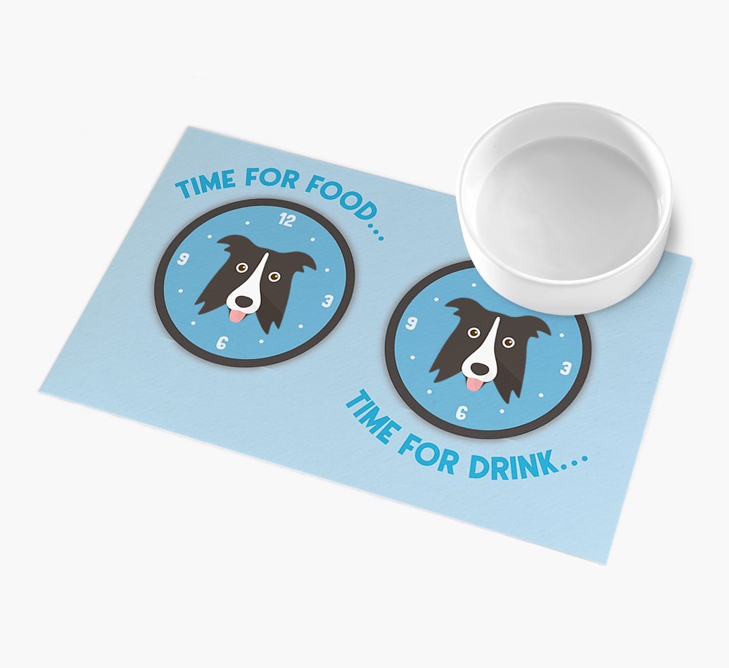 'Time For...' - Personalized {breedFullName} Feeing Mat