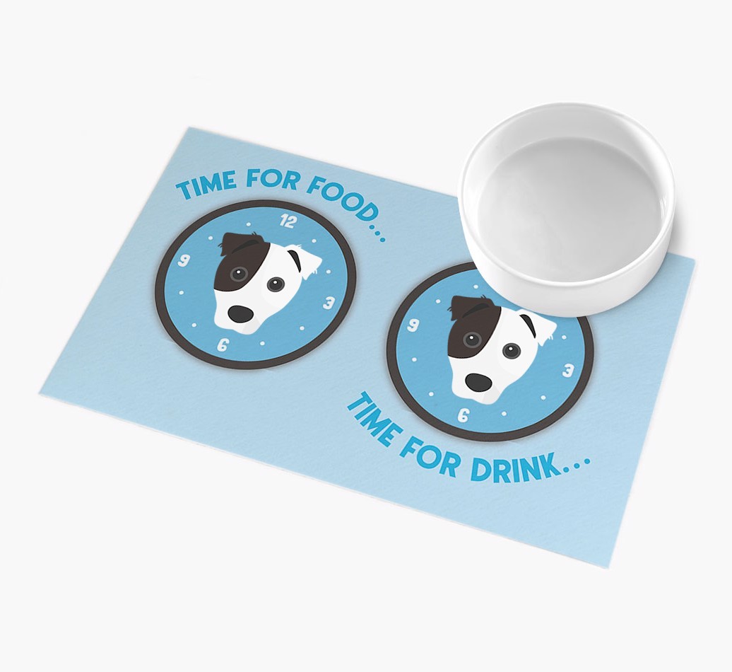 Time For...: Personalised {breedFullName} Feeding Mat