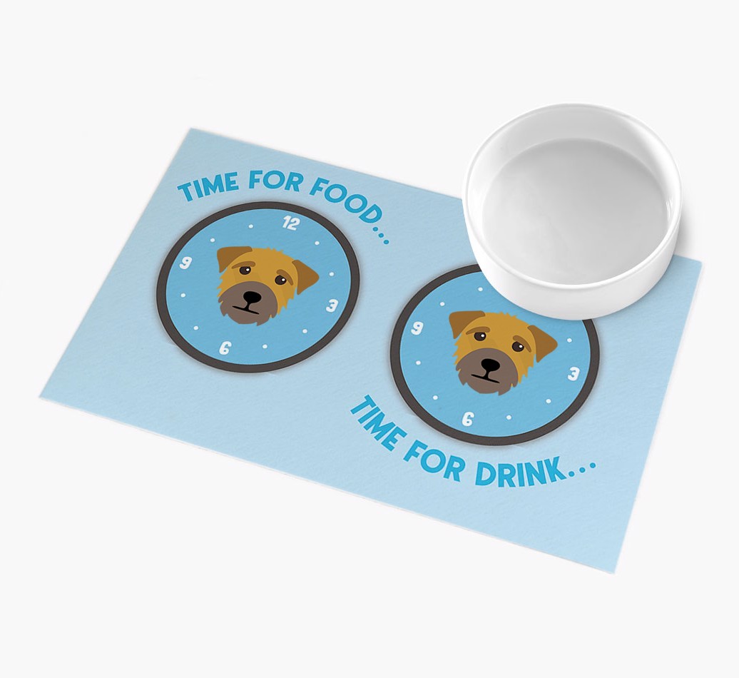Time For...: Personalised {breedFullName} Feeding Mat