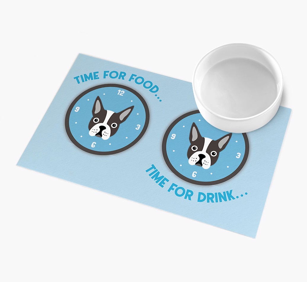 Time For...: Personalised {breedFullName} Feeding Mat