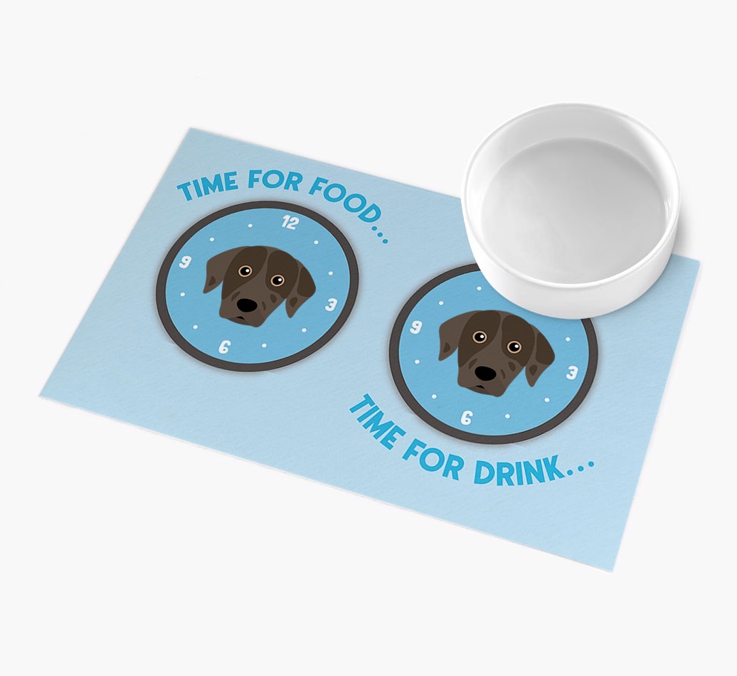 'Time For...' - Personalized {breedFullName} Feeing Mat